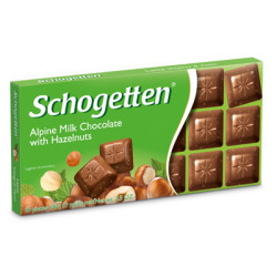 Шоколад Schogetten Alpine с молоком и лесными орехами 100 гр.