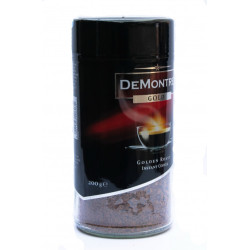 Кофе растворимый DeMontre Gold 200 г в стеклянной банке (52191) Кофе растворимый DeMontre Gold 200 г в стеклянной банке (52191)