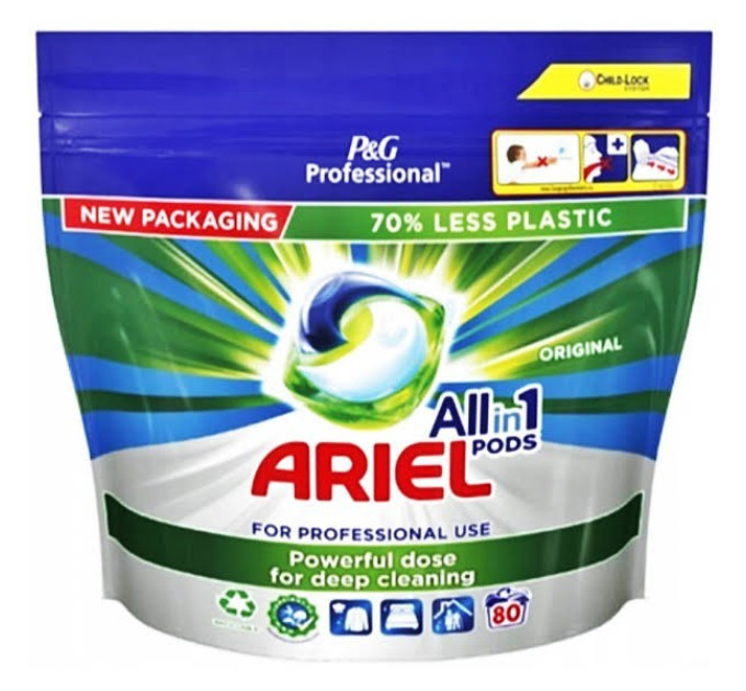 Капсулы для стирки Ariel Professional original, 80 шт.