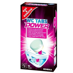 Таблетки для унитаза Gut & Gunstig Power WC Tabs 16шт Таблетки для унитаза Gut & Gunstig Power WC Tabs 16шт