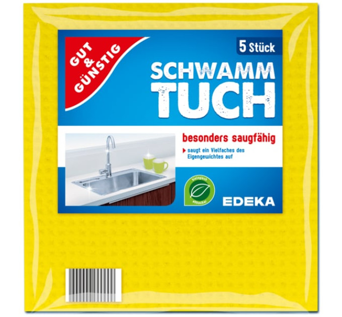 Серветки универсальные G&G Schwamm-tuch 5 шт