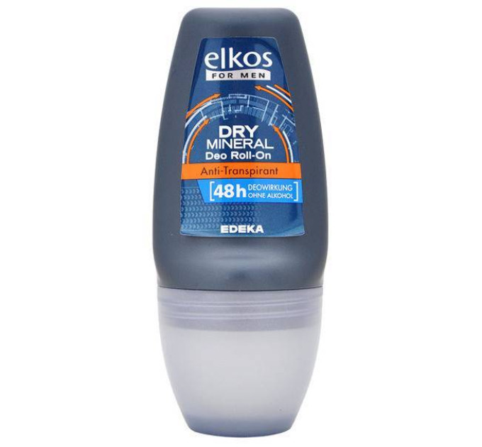 Дезодорант-антиперспирант роликовый Elkos Men X-DRY 48hr, 50 мл