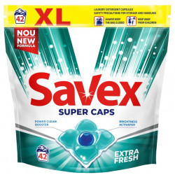 Капсули для прання Savex Super Caps Extra Fresh 4 42 шт. (3800024046919) Капсули для прання Savex Super Caps Extra Fresh 4 42 шт. (3800024046919)