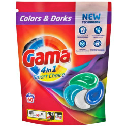 Капсулы для стирки 4в1 Gama. 60 шт. Капсулы для стирки 4в1 Gama. 60 шт.