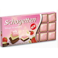 Шоколад Schogetten Trilogia Strawberry ( Трилогія полуниця) 100 г