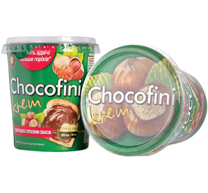 Паста Chocofini Krem с шоколадно-ореховым вкусом 400 г (4820186340143)