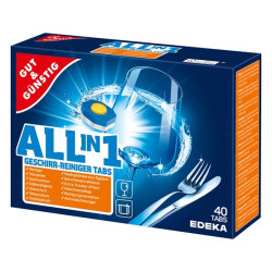 Таблетки для посудомойки Edeka Power Aktiv 40 шт.