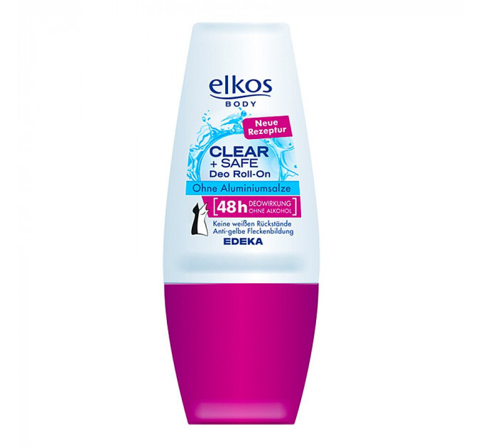 Антиперспирант Elkos Roll-On 50 мл Clear & Safe