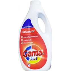 Гель для прання Gama 3в1 Універсальний концентрований 4.15 л Гель для прання Gama 3в1 Універсальний концентрований 4.15 л