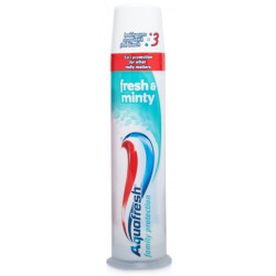 Зубная паста Aquafresh Fresh Minty с дозатором 100мл Зубная паста Aquafresh Fresh Minty с дозатором 100мл