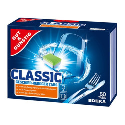 Таблетки для посудомойки Gut & Gunstig Edeka Power Classic 60 шт.