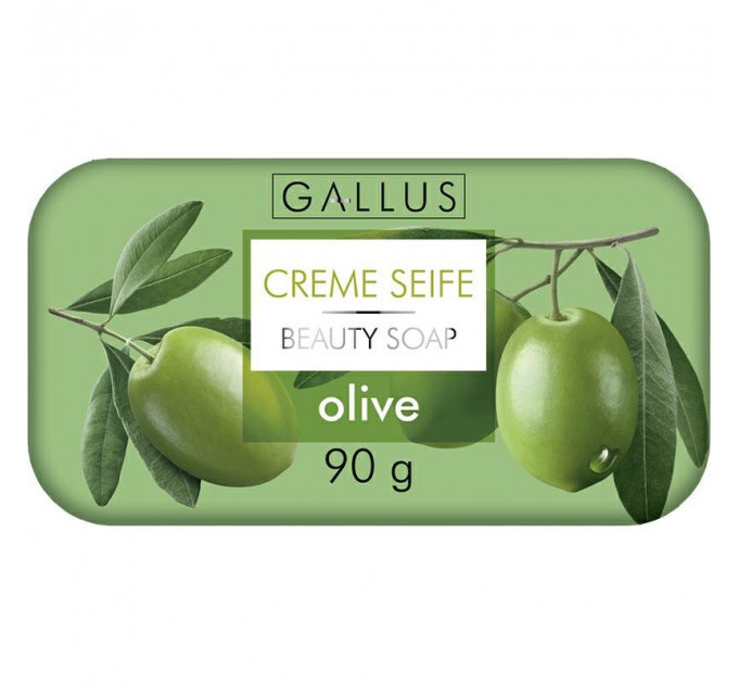 Твердое мыло Gallus Creme Seife Olive 90 гр Оливка