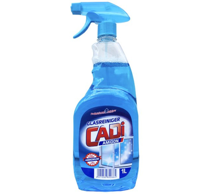 Средство для мытья окон Cadi Glasreiniger Ammonim синий 1 л