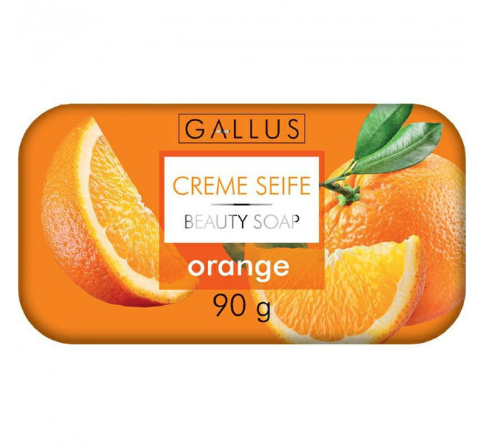 Твердое мыло Gallus Creme Seife Orange 90 гр Апельсин