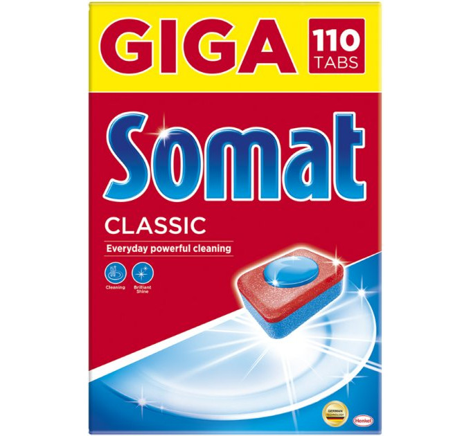 Таблетки для посудомойки Somat Classic 110 таблеток