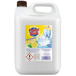 Средство для мытья посуды Power Wash 5 л. Лимон Средство для мытья посуды Power Wash 5 л. Лимон