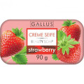 Твердое мыло Gallus Creme Seife Strawberry 90 гр Клубника