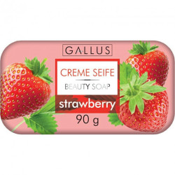 Твердое мыло Gallus Creme Seife Strawberry 90 гр Клубника Твердое мыло Gallus Creme Seife Strawberry 90 гр Клубника