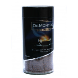 Кофе растворимый с добавлением молотого DeMontre Premium 200 г в стеклянной банке (52190) Кофе растворимый с добавлением молотого DeMontre Premium 200 г в стеклянной банке (52190)