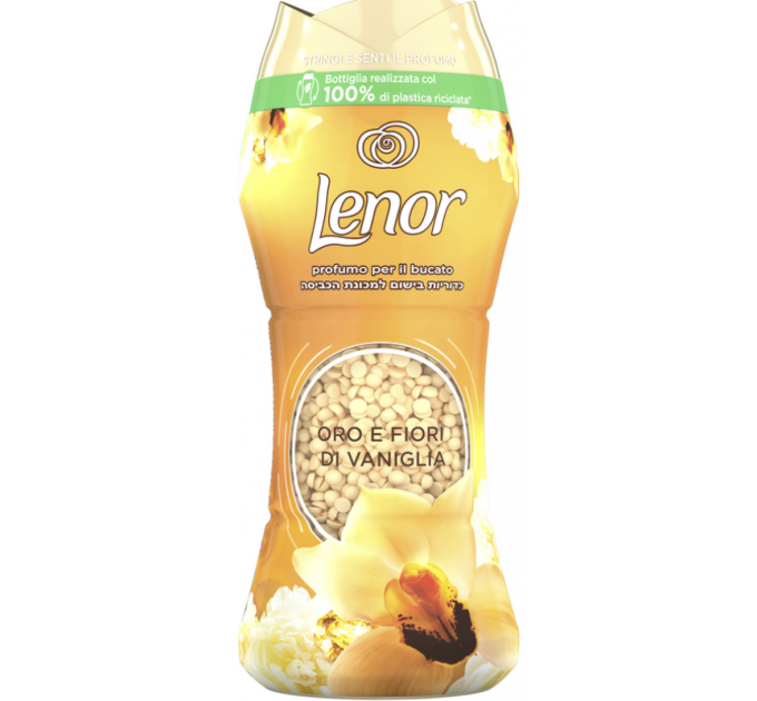 Ароматизатор для білизни в гранулах Lenor Oro e Fiori di Vaniglia 210 гр