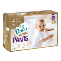 Подгузники-трусики DADA Extra Care Pants (4) maxi 8-15 кг 39 шт (8594159081604) перевод названия на русский язык без пояснения и лишних знаков. Подгузники-трусики DADA Extra Care Pants (4) maxi 8-15 кг 39 шт (8594159081604) перевод названия на русский язык без пояснения и лишних знаков.