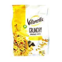 Кранчі вівсяні Vitadella Crunchy шоколадно-бананові 350г