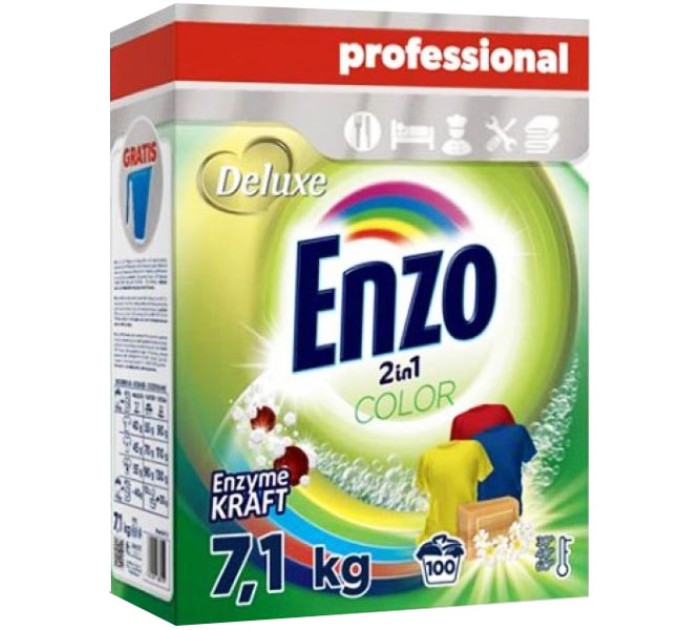 Стиральный порошок Deluxe Enzo Color 7.1 кг