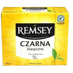 Чай Remsey Black Tea Klasyczna, чорний, 75 пакетів 150 г Чай Remsey Black Tea Klasyczna, чорний, 75 пакетів 150 г